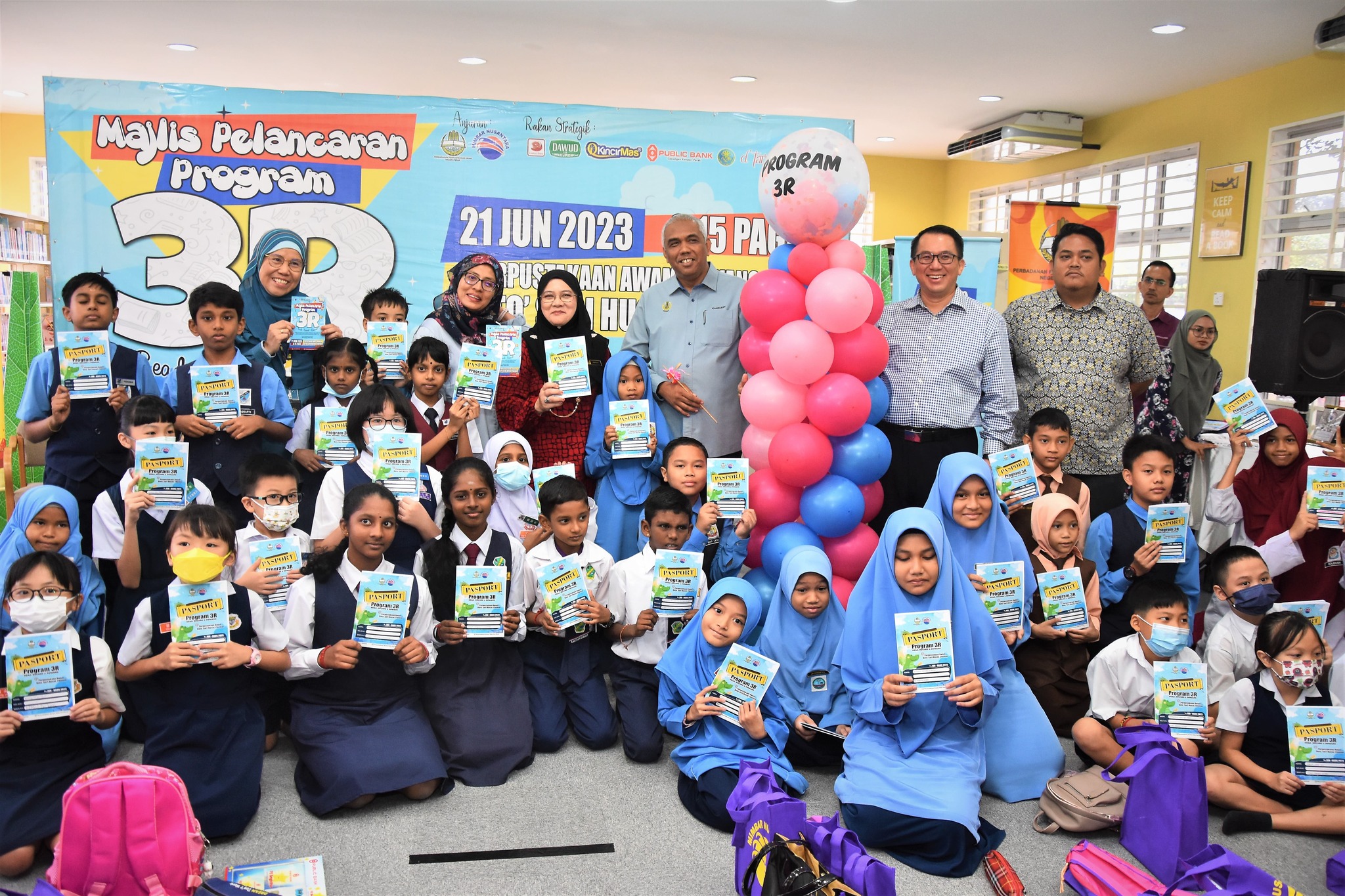 PROGRAM 3R (READ, RECORD & REWARD)@PERPUSTAKAAN AWAM CAWANGAN DATO' SERI HUSNI, CHEMOR