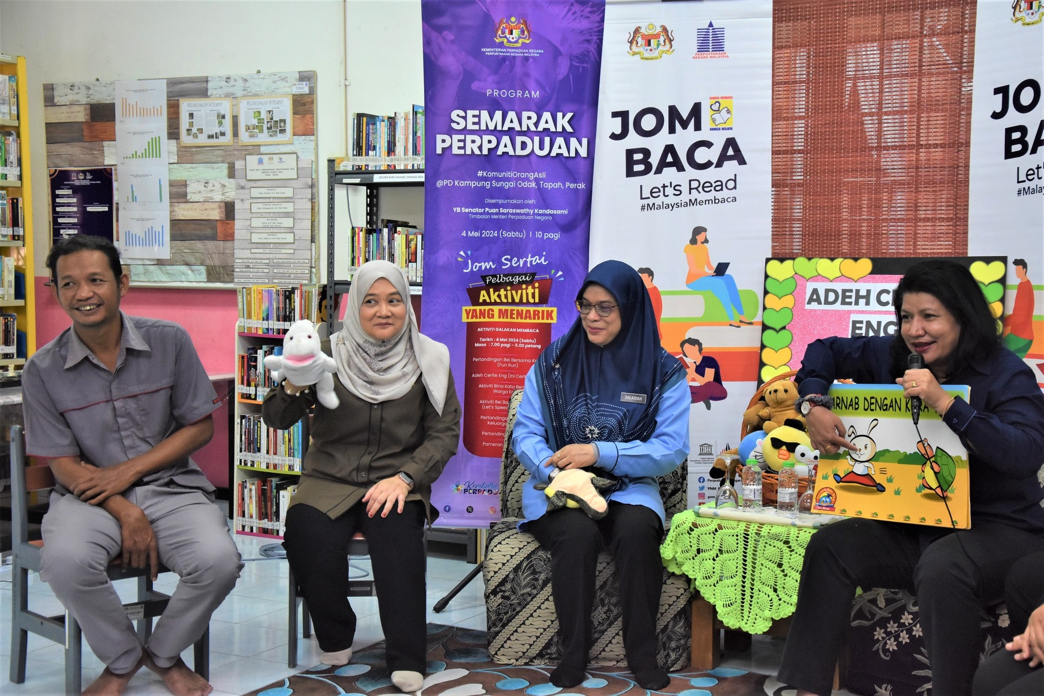 PROGRAM SEMARAK PERPADUAN #komunitiOrangAsli@ KG. SUNGAI ODAK, TAPAH, PERAK