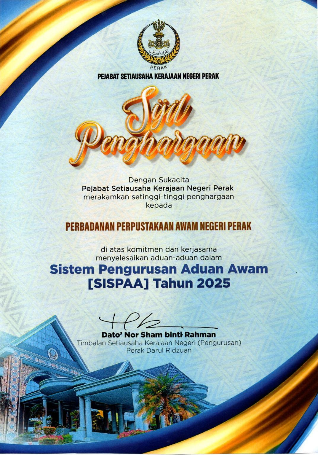 PPANPk RAIH EMPAT ANUGERAH PENGHARGAAN KPI 2025